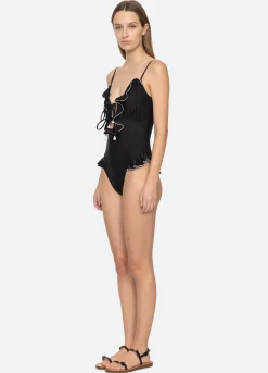 Women Sea New York Camille Ruffle One Piece