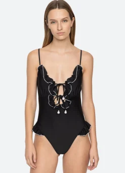 Women Sea New York Camille Ruffle One Piece
