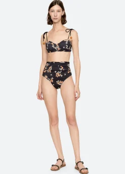 Women Sea New York Cerise Bikini Top