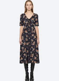 Women Sea New York Cerise Dress