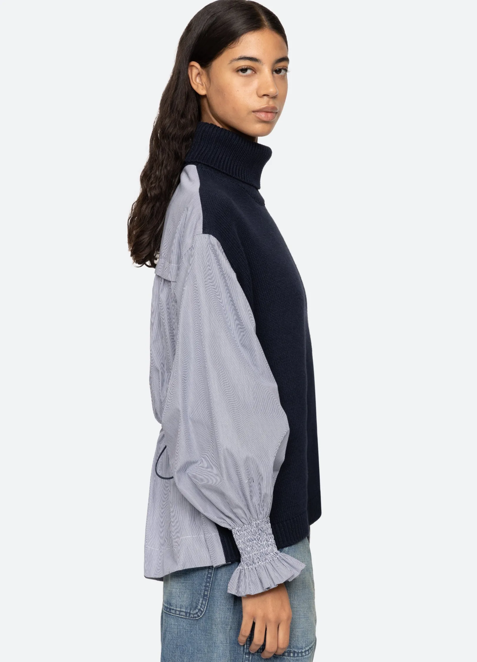 Women Sea New York Devana Combo Sweater