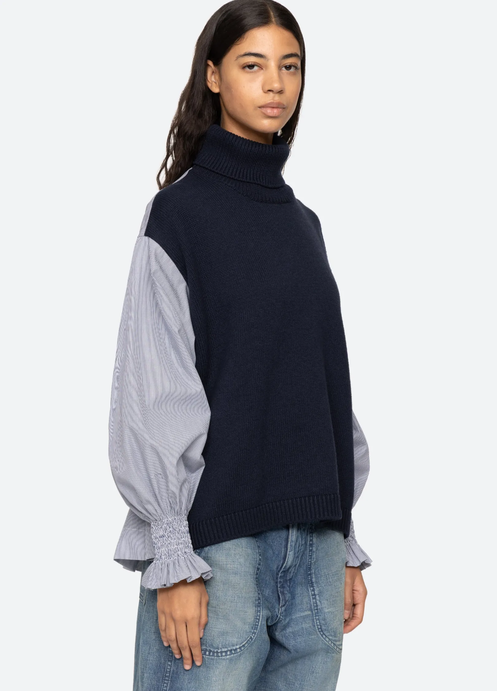 Women Sea New York Devana Combo Sweater