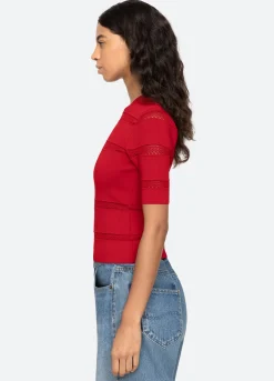 Women Sea New York Devon S/S Top