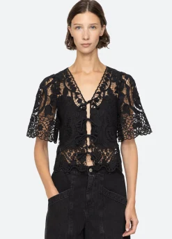 Women Sea New York Gianna Tie Top