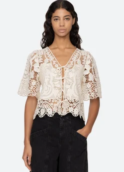 Women Sea New York Gianna Tie Top