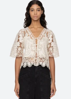 Women Sea New York Gianna Tie Top