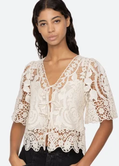 Women Sea New York Gianna Tie Top