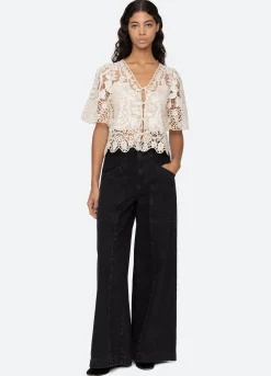 Women Sea New York Gianna Tie Top