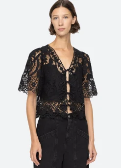 Women Sea New York Gianna Tie Top
