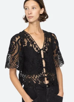 Women Sea New York Gianna Tie Top