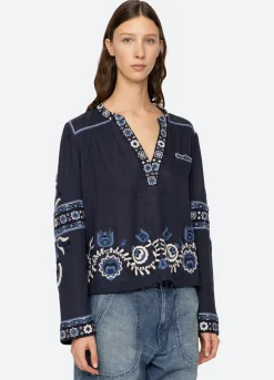 Women Sea New York Inga L/S Top