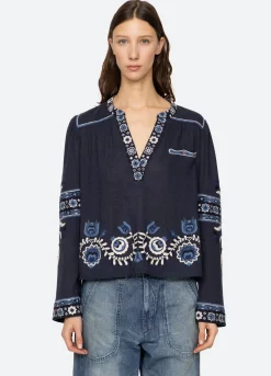 Women Sea New York Inga L/S Top
