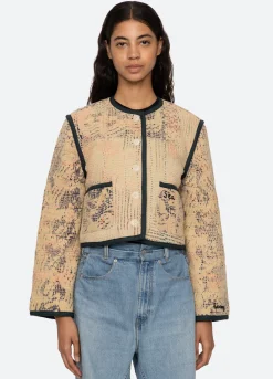 Women Sea New York Kantha Jacket