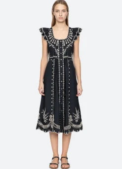Women Sea New York Kingsley Midi Dress