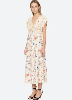 Women Sea New York Priscilla V-Neck Dress