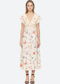 Women Sea New York Priscilla V-Neck Dress