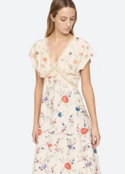 Women Sea New York Priscilla V-Neck Dress