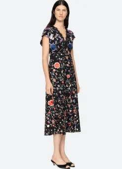 Women Sea New York Priscilla V-Neck Dress