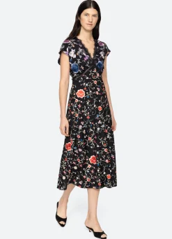 Women Sea New York Priscilla V-Neck Dress
