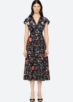 Women Sea New York Priscilla V-Neck Dress