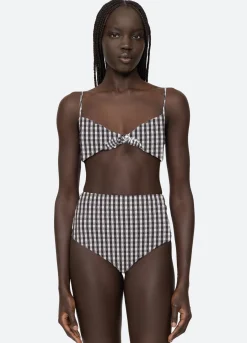 Women Sea New York Pucker Bikini Top