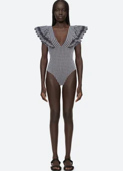 Women Sea New York Pucker One Piece
