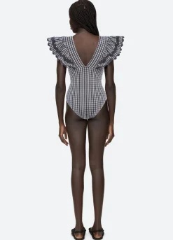 Women Sea New York Pucker One Piece