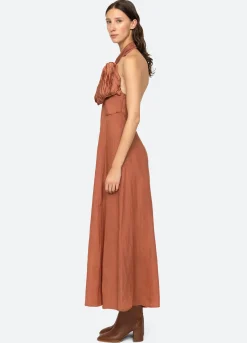 Women Sea New York Risa Halter Dress
