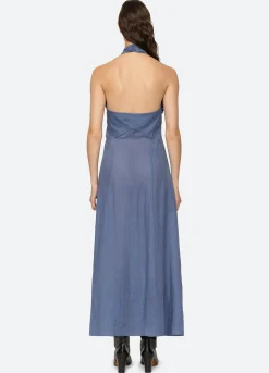 Women Sea New York Risa Halter Dress