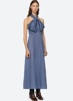 Women Sea New York Risa Halter Dress