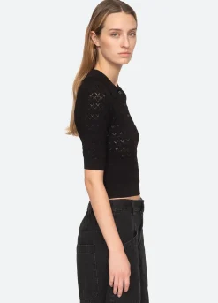 Women Sea New York Rue Polo Sweater