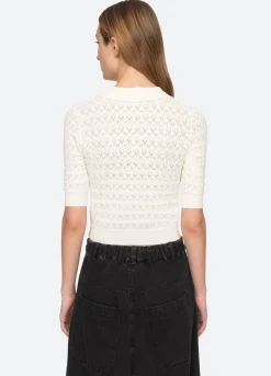 Women Sea New York Rue Polo Sweater