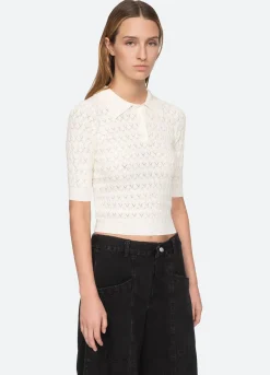 Women Sea New York Rue Polo Sweater