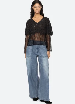Women Sea New York Vale Top