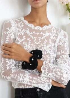 Women Sea New York Velvet Scrunchie